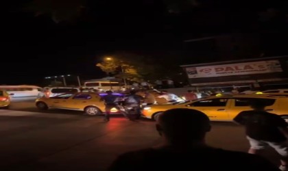 Müşteri taksici kavgasında gasp iddiası ortalığı karıştırdı