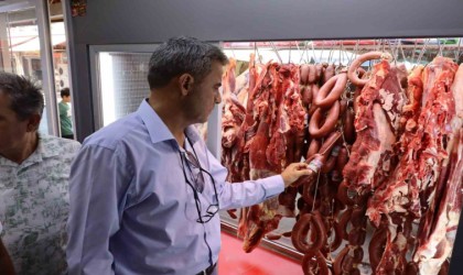 Nazilli Belediyesi Zabıta Müdürlüğü ekipleri kasapları denetledi