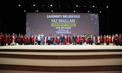 Şahinbeyde yaz okulu mezuniyet töreni düzenlendi