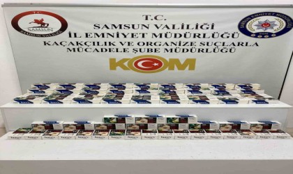 Samsunda 20 bin makaron ele geçirildi