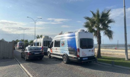 Samsunda denize giren 2 çocuk boğulma tehlikesi geçirdi