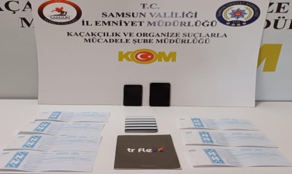 Samsunda tefeci operasyonu: 2 gözaltı