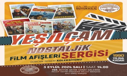 Sanat Galerisinden Yeşilçam Nostaljik Film Afişleri Sergisi