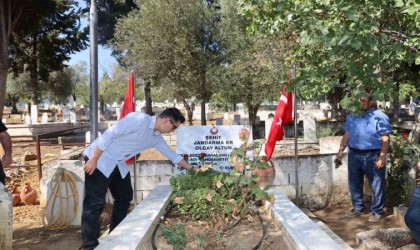 Şehit jandarma er Altun mezarı başında anıldı