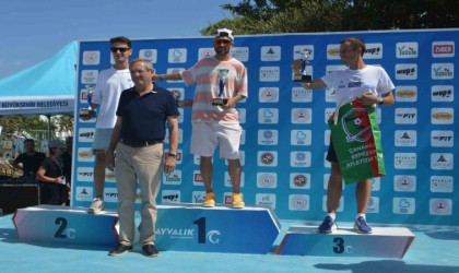 20 ülkenin sporcuları Ayvalıktaki yarı maratonda buluştu