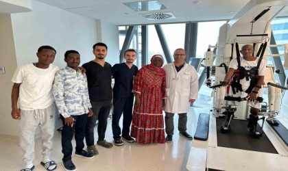 3 yıldır yürüyemeyen Afrikalı Djibi, Türkiyede adım atmaya başladı
