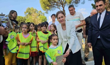 Ana sınıfı öğrencilerinin ilk trafik dersini Kaymakam Kan verdi