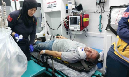 Arıtma tesisinde pompa kuyusuna düşen işçiyi arkadaşları kurtardı