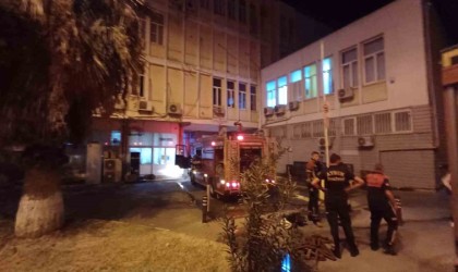 Atatürk Devlet Hastanesinde yangın paniği