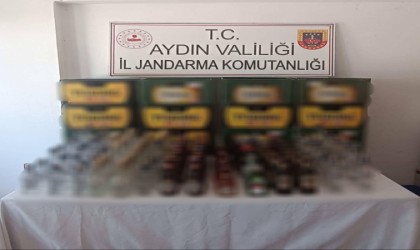 Aydında jandarma ekipleri belgesiz içki satışına geçit vermedi