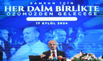 Bakan Uraloğlu: “Samsun-Sarp arasında yapılacak 510 kilometrelik hattın 300 kilometresi tünel olacak