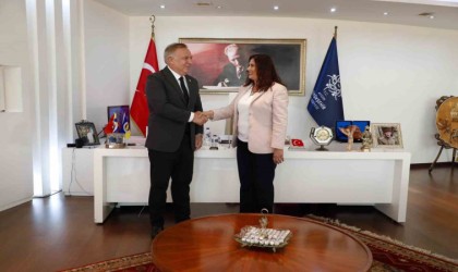 Başkan Çerçioğlu, CHP Genel Başkan Yardımcısı Zeybeki ağırladı