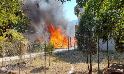 Bursada baraka yangını korkuttu