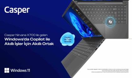 Casper Nirvana bilgisayarlar Windows 11 Pro ile maksimum güvenlik ve verimlilik sunuyor