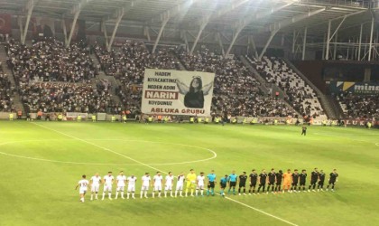 Elazığspor taraftarından ‘Narin pankartı