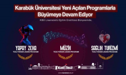 KBÜde yeni programlar açıldı