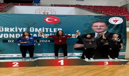 Osmangazili tekvandocu Türkiye ikincisi oldu