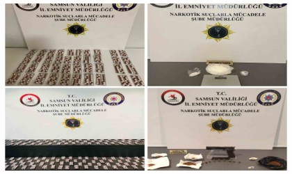 Samsunda uyuşturucu uygulaması: 36 kişi yakalandı