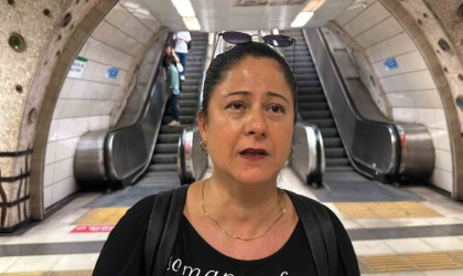 Sarıyerde metrodaki yürüyen merdiven ikiye ayrıldı: Vatandaşlar büyük panik yaşadı