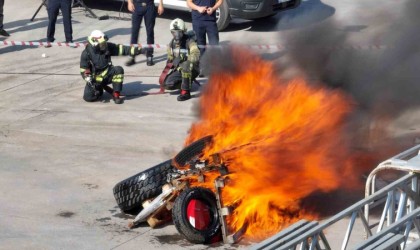 Tatbikat gerçeği aratmadı