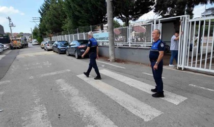 Zabıta ekipleri öğrenciler için görevde