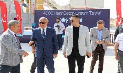 Adana OSBde İkinci Beton Santrali Hizmete Girdi