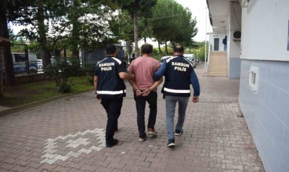 Bafrada hırsızlık suçundan aranan şahıs yakalandı