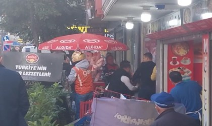 Bağcılardaki sigara kavgası kamerada