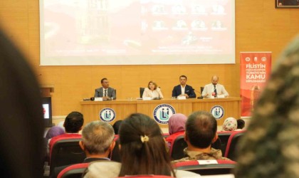 Bayburtta Filistin Mücadelesinde Türkiyenin Kamu Diplomasisi konulu panel düzenledi