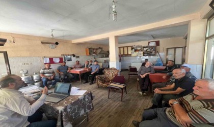 Beyşehirin 48 mahallesinde bin 600 çiftçi ile buluşuldu