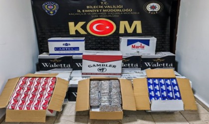 Bilecikte 207 bin 460 adet dolu makaron ele geçirildi