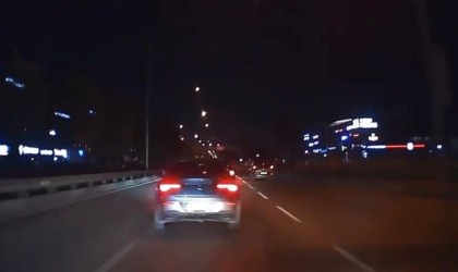 Bursada şerit ihlali böyle kaza getirdi...