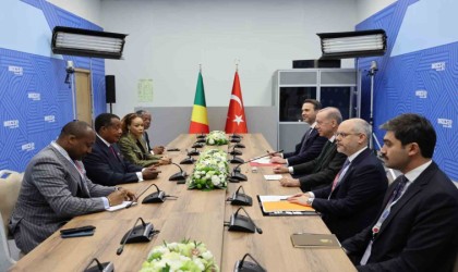 Cumhurbaşkanı Erdoğan, Kongo Cumhuriyeti Devlet Başkanı Nguesso ile görüştü