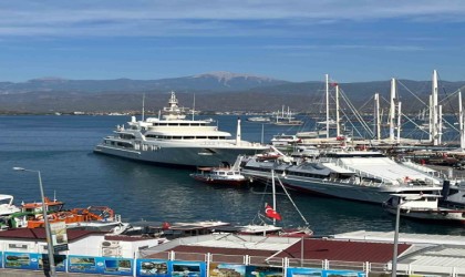 Göz kamaştıran mega yat Ecstasea Fethiyede