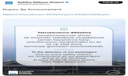 Havalimanlarında güvenlik önlemleri arttırıldı