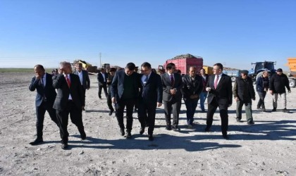 Karapınarda pancar sezonu açıldı