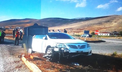 Malatyada iki otomobil çarpıştı: 1 yaralı