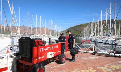 Marina, liman ve çekeklerde yangın denetimi