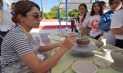 Öğrenciler, Erdemli Bilim Şenliğinde buluştu