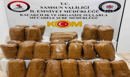 Samsunda 180 kilo kaçak tütün ele geçirildi