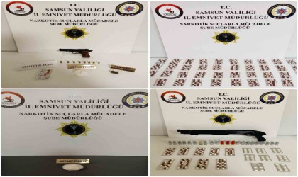 Samsunda eş zamanlı uyuşturucu operasyonu: 14 gözaltı