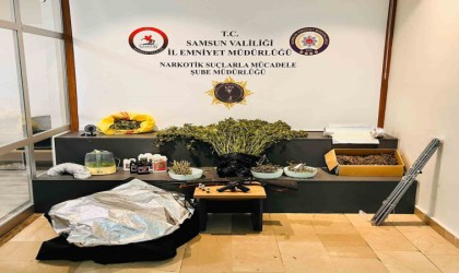 Samsunda uyuşturucu imalathanesine operasyon