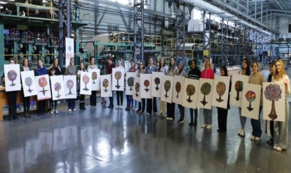 Sanat dolu bir gün geçirdiler