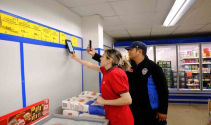 Termede marketler denetlendi