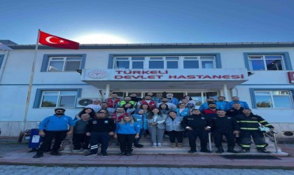 Türkeli Devlet Hastanesinde tatbikat