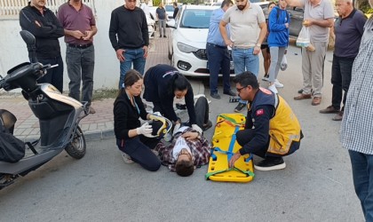 Alkollü sürücü motosiklete çarptı: 1 yaralı
