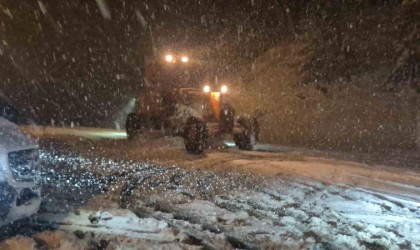 Bartında renkli kar görüntüleri