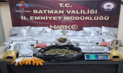 Batmanda 52 kilo 700 gram skunk ele geçirildi