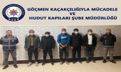 Bayburtta 11 düzensiz göçmenle birlikte 6 organizatör yakalandı