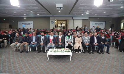 BTÜde şiirler Filistin için okundu